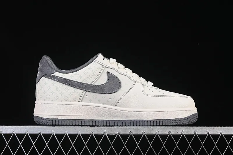 All categories Nk Air Force 1 Air Force series Nk Air Force 1 Low Air Force low-top Nike Air Force 1'07 Low LV co-branded printed beige gray Air Force 1 low-top casual sneakers MZ9588-816